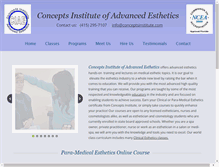 Tablet Screenshot of conceptsinstitute.com